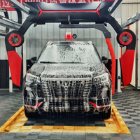 Machine de lavage automatique de voitures |   Machine de lavage de voitures automatique sans contact 360 Plus, système de lavage de voitures sans contact en poste de lavage