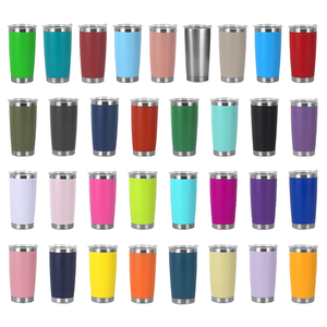 Tumbler Personalizzabile con Logo 20oz 30oz, Tazza da Viaggio in Acciaio Inox per Auto, Bottiglia Termica Isolata Sottovuoto, <span class=keywords><strong>18</strong></span> Colori - Product Image 3