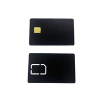 Tarjeta SIM de Alta Seguridad con Superficie Negra, Tarjeta Java Jcop J3R110 J3R150 J3R180, Doble Interfaz, EMV SecID, Tarjeta con CPU