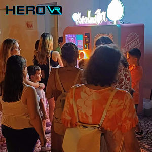 Machine à Barbe à Papa Électrique Portable HEROVR pour Festivals en Plein Air, <span class=keywords><strong>Franchise</strong></span> Commerciale, en Acier Inoxydable, Grande Capacité, avec SDK - Product Image 3