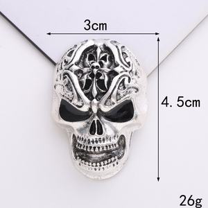 ใหม่สติกเกอร์แฟชั่นติดรถยนต์สไตล์พังก์ผีฮาโลวีนพร้อมจี้และจี้ทรงกะโหลกสไตล์พั้งค์แนวย้อนยุค - Product Image 4