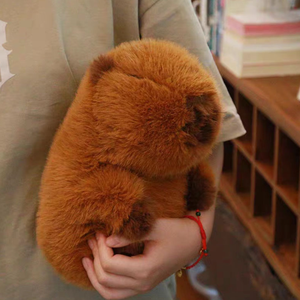Capybara đồ chơi sang trọng động vật hoạt hình dễ thương quà tặng giáng sinh - Product Image 4