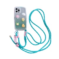 Lanière en polyester multicolore avec logo personnalisable, longue sangle bandoulière de haute qualité avec boucles en alliage et étiquettes tendance