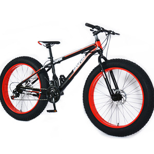Vélo de neige 26 pouces X4.0 gros pneu en acier pour hommes 21 vitesses frein à disque <span class=keywords><strong>Chopper</strong></span> vélo de montagne à vendre - Product Image 1