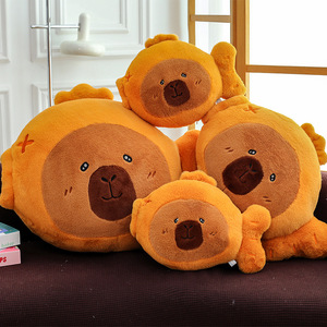 ตุ๊กตาคาปิบาร่านุ่มนิ่มรูปปลาสีแดงสุดสร้างสรรค์และแปลกใหม่ ของเล่นตุ๊กตาสัตว์นุ่มนิ่มขนฟู หลายขนาด เหมาะสำหรับเครื่องคีบตุ๊กตา - Product Image 5