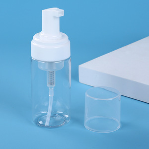 Foaming <b>Bottle</b> For Facial Cleanser Shampoo Hand Soap Mousse Manual Control Plastic <b>Dispenser</b> 100Ml - Product Image 1