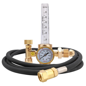 วาล์วลดแรงดัน CO2 แบบทองแดงทั้งตัว 220V รุ่นเอเชียตะวันออกเฉียงใต้ อินเดีย พร้อมมิเตอร์วัดการไหล สำหรับส่งออก - Product Image 5
