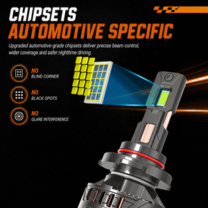 Phares <span class=keywords><strong>LED</strong></span> de voiture CST Super Brightness X12 <span class=keywords><strong>12V</strong></span> 140W H1 H7 H11, feux de route H4 9005 9012, ampoules de phare <span class=keywords><strong>LED</strong></span> pour voitures universelles - Product Image 6