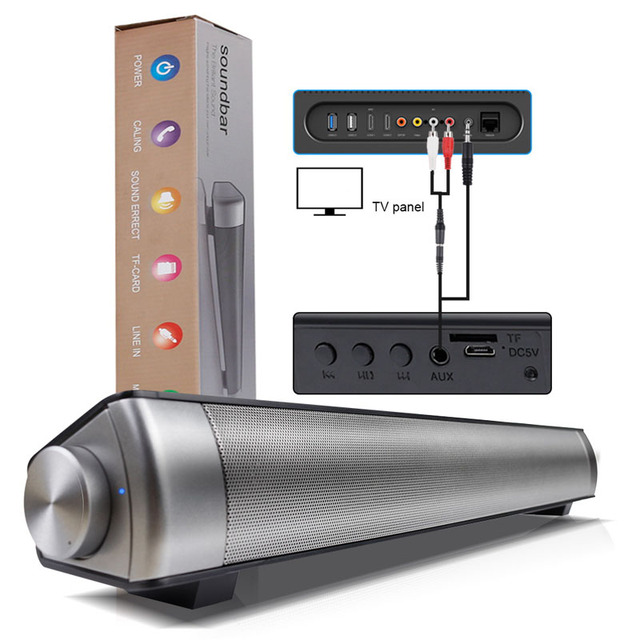Vofull 2.1 High Power Home Theatre Speaker Wireless Sound bar Soundbar for Tv