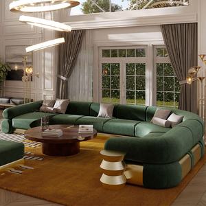 Fabrik verkauf Benutzer definierte Luxus Stoff <span class=keywords><strong>Sofa</strong></span> Wohnzimmer Möbel Moderne Villa Home Design Mehr personen Kombination <span class=keywords><strong>Sofa</strong></span> - Product Image 1