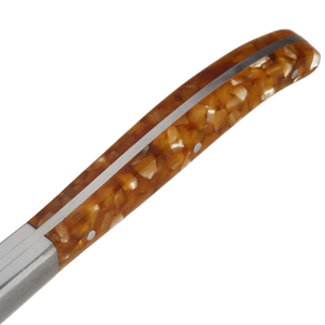 <span class=keywords><strong>Couteau</strong></span> de <span class=keywords><strong>cuisine</strong></span> espagnol Style <span class=keywords><strong>Laguiole</strong></span> <span class=keywords><strong>Couteau</strong></span> à steak en acier inoxydable avec lame demi-dentelée Manche en acrylique - Product Image 5