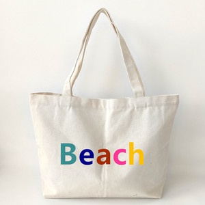 Túi Tote mua sắm bằng vải canvas cotton cỡ lớn, siêu lớn, khổng lồ, thân thiện với môi trường, dành cho nữ, in logo tùy chỉnh - Product Image 6