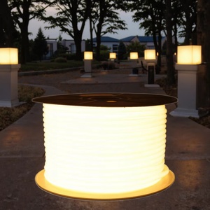แถบไฟ LED 220V ปรับแต่งได้ Ip66กันน้ำหรี่แสงได้ Ra85 3000K 4000K 6000K 10mm - Product Image 1