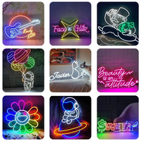 Enseigne néon LED flexible personnalisée avec logo pour extérieur, idéale pour bars, magasins, centres commerciaux, entreprises, hôpitaux