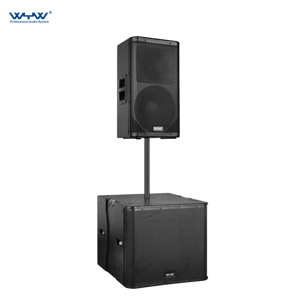 Active wooden Speaker 18 inches line array active loudspeaker