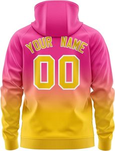 Sweat-shirt à capuche zippé intégral avec logo personnalisé, dégradé ombré, impression par sublimation, vierge, unisexe, streetwear, polaire, grande taille - Product Image 2