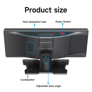 شاشة Maustor الذكية اللاسلكية مقاس 10.26 بوصة بنظام Android Auto وCarplay وملاحة GPS، شاشة Carplay عالمية محمولة وراديو للسيارة - Product Image 6