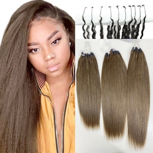 FH 2026 Colore # 2 <span class=keywords><strong>Extension</strong></span> di Capelli Umani Lisci <span class=keywords><strong>con</strong></span> Effetto Sfumato per Crochet, 16-30 Pollici, Trecce Invisibili <span class=keywords><strong>con</strong></span> Effetto Sfumato - Product Image 1