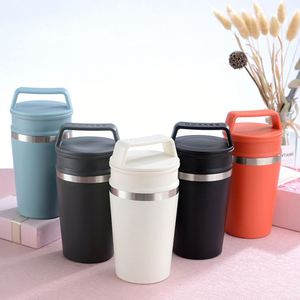 Gobelet à café en acier inoxydable écologique de 12 oz et 16 oz, revêtement poudré, tasse de voyage à technologie sous vide, acier inoxydable 304 - Product Image 3