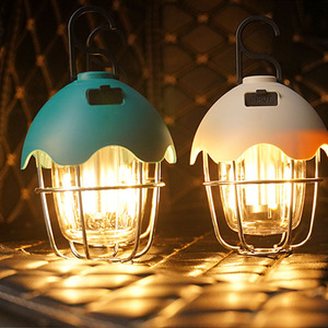 Camping Lamp Egg Shape Led Light <b>With</b> Hook Portable Outdoor Tent Light For Camping - Product Image 3