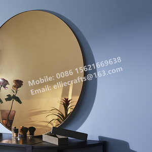 Contemporary Design 3-Pack Round Glass Decorative Wall <strong>Mirror</strong> Set New <strong>Grey</strong> and Bronze Tinted <strong>Mirror</strong> - Product Image 4