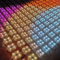 P15.6 LED pixel point lumière rideau mur paysage façade éclairage