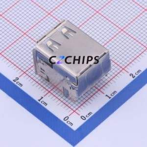 907-411A1016P10200 USB Connector Through hole Component (THT) Connector Type-A USB 2.0 Female Sink Board - Product Image 2