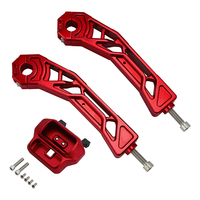 Elevador de Manillar y Soporte para Medidor XF160746-5-R+XF160746-A-R de 10 Pulgadas, Compatible con Harley Softail Fat Boy 2018-2025