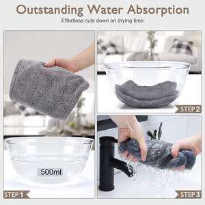 Coral Fleece Shampoo Cap Thicken and Strong Water Absorption <strong>Rapid</strong> <strong>Drying</strong> <strong>Hair</strong> <strong>Towel</strong> C0849 - Product Image 5