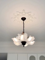 Lustre floral rétro chinois