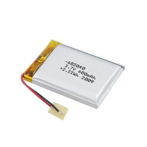 リチウムポリマーバッテリー603040充電式リポ電池<span class=keywords><strong>3</strong></span>.7V 600mAhリチウムイオン電池Akku - Product Image 2