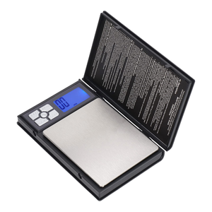 China 500g 0.01g Pocket Scale Jewelry Gold Electronic Balance Digital Weighing Notebook Scale - Product Image 3