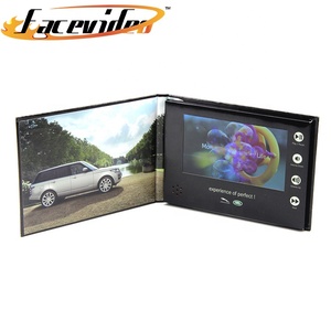 <span class=keywords><strong>Brochure</strong></span> vidéo publicitaire promotionnelle, catalogue numérique, écran LCD <span class=keywords><strong>TFT</strong></span> de 7 pouces, papier fait main, carte de marketing, voiture, entreprise - Product Image 3