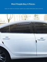 Carmate – Éliminateur Statique pour Porte de Voiture, Indispensable pour la Saison Sèche Automne-Hiver, Design Élégant, Antistatique Universel, Résine Souple Noire