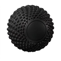 Ensemble de balles de massage pour pieds et dos - Balles à picots type hérisson en TPE, unisexe, pour points de pression et libération myofasciale, étanches, 6,5 cm