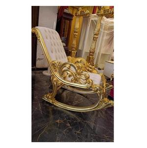 โซฟาห้องนั่งเล่นแบบเก้าอี้เดี่ยวทรงหรูหราพร้อมโครงไม้เนื้อแข็งและเบาะหุ้มผ้าอย่างดีเพื่อการตกแต่งภายในบ้านที่สง่างาม - Product Image 2