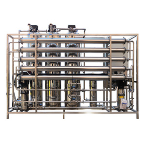 Línea Completa de Producción de Agua Pura por Ósmosis Inversa de Dos Etapas, 1000 LPH, Acero Inoxidable SS304, Agua Destilada - Product Image 4