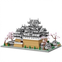 Reobrix Château de Himeji Blocs de Construction ABS Modèle 55017 Jouet Architectural Certifié CE Jeunesse DIY Assemblage 7105 Pièces Bureau