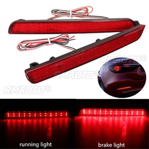 2x Luces Reflectantes Traseras de 24 LED para Parachoques, Luces de Freno, Direccionales y de Marcha para Mazda 3 04-09, Luces de Advertencia de Estacionamiento, Luces Antiniebla para Conducción Nocturna - Product Image 3