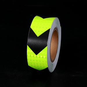Nastro di sicurezza ad alta visibilità con frecce fluorescenti adesivo riflettente per la marcatura del pavimento della costruzione di logistica nastro riflettente - Product Image 6