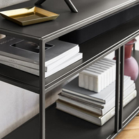 Table console moderne de style nordique européen, meuble convertible en métal pour la maison, pour le salon ou l'entrée