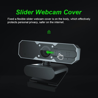 Cámara Web para Transmisión en Vivo 1080P 60fps AF con Enfoque Automático y Luz de Relleno RGB para Grabación en YouTube y TikTok