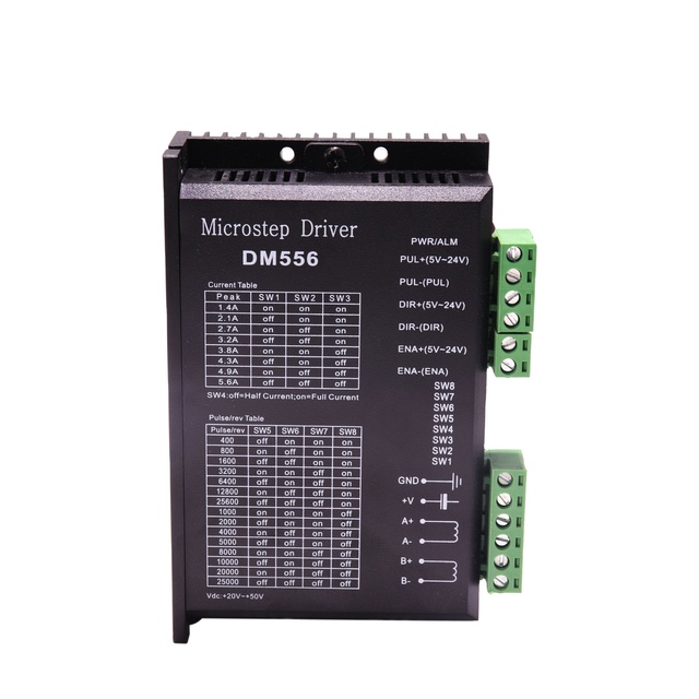 Nema 17 Stepper Motor DM556 Controller 20-50VDC Digital  Nema17 Motor Drive Digital for 3D Printer 42 Stepper Motor  Driver