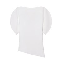TAOP&ZA Nouvelle Collection Printemps 2026 – Haut asymétrique à manches bouffantes style européen et américain pour femme 1101198