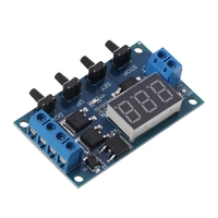 Module de temporisation à relais DC 5V 12V 24V, carte de contrôle de temporisation à double MOS avec affichage numérique pour déclenchement et cycle marche/arrêt