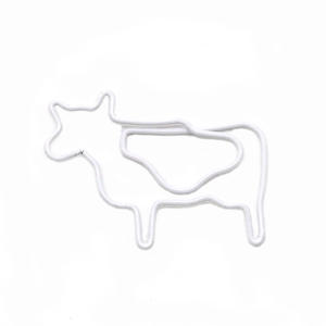 <span class=keywords><strong>Ferme</strong></span> Animal vache trombones décoratifs bovins laitiers dessin animé métal mignon trombone signet broche - Product Image 6