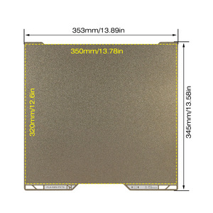 KINGROON 3D Printer Build <b>Plate</b> 350x320mm Magnetic PEI <b>Surface</b> For H2D Printers - Product Image 1