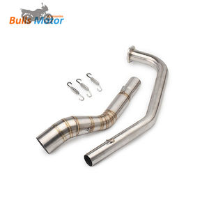 Parte del sistema di scarico del silenziatore di scarico del motociclo in acciaio inossidabile per <span class=keywords><strong>YAMAHA</strong></span> R15 V3 <span class=keywords><strong>R125</strong></span> MT125 - Product Image 4