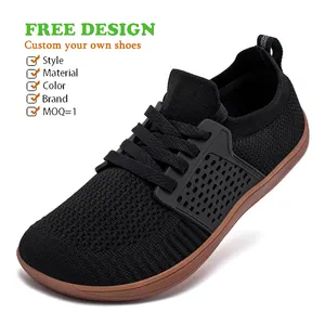 2023 mới nhất Hot Bán Zero thả rộng Toe hộp Sneakers rộng Chiều rộng giày tùy chỉnh thực hiện chân trần vớ giày các nhà sản xuất cho phụ nữ