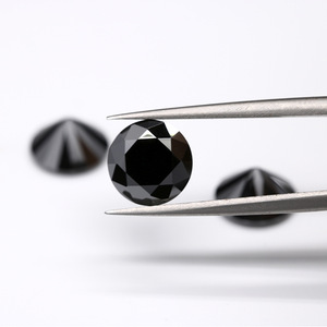 Moissanite Loose Diamond Round Black Eight Heart Eight Arrow Cut Jewelry Setting Stones For Jewelry Making - Product Image 3